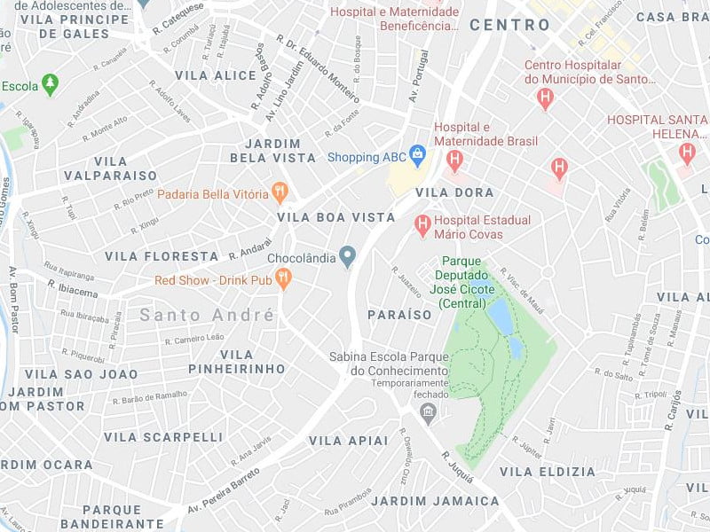 Mapa de Santo André